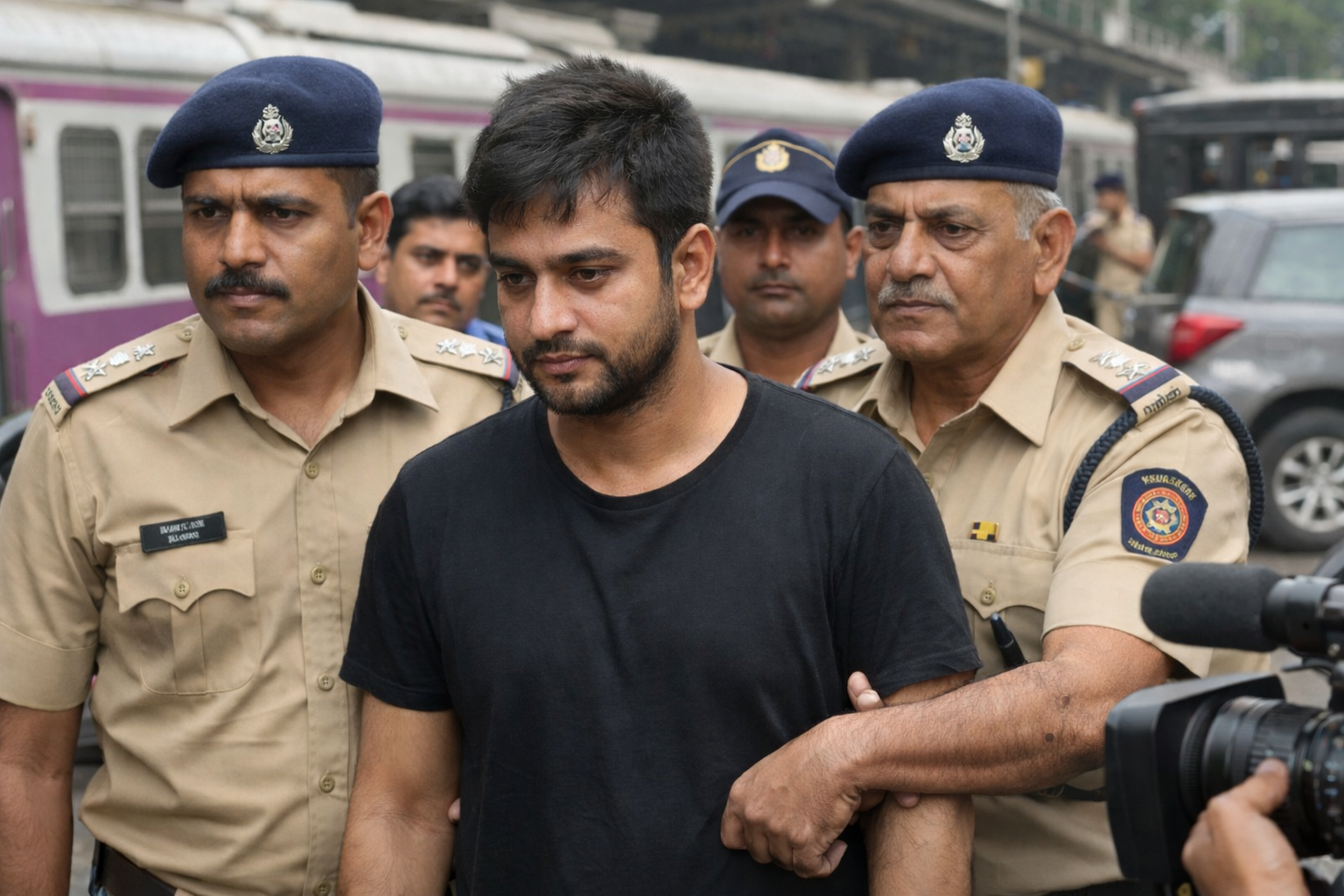 Omkar Shinde w areszcie za morderstwo profesora na stacji Malad