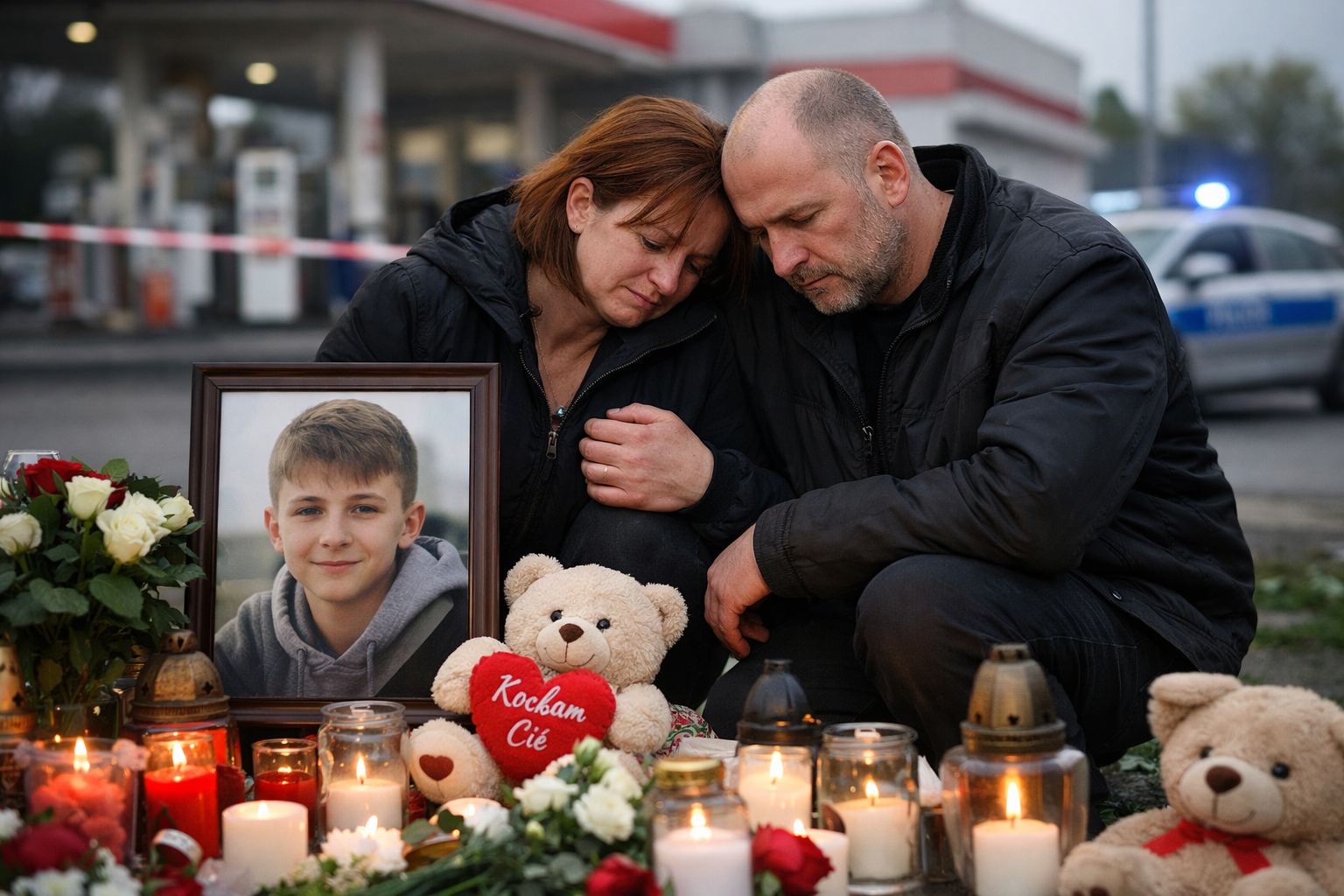 Rodzice uczcili pamięć 14-letniego syna zabitego przy stacji benzynowej