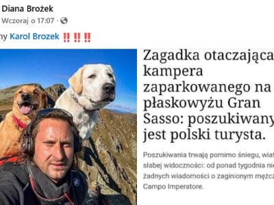 Tajemnicze zaginięcie Polaka we Włoszech. Co znaleziono w kamperze