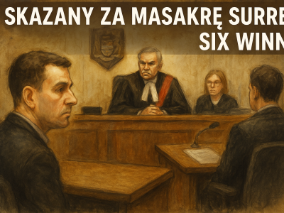 Skazany za masakrę Surrey Six winny obrazy sądu